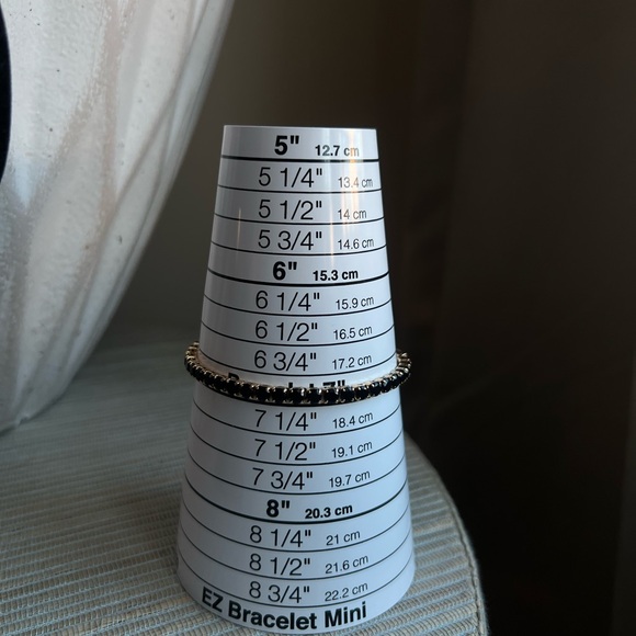 Black onyx tennis Bracelet - Picture 4 of 4